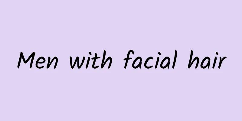 Men with facial hair