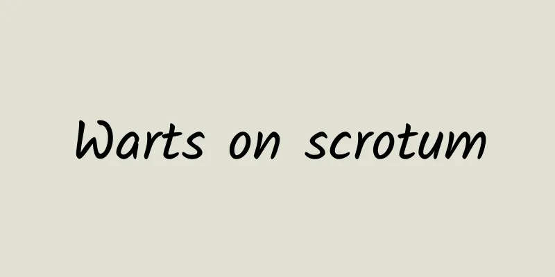 Warts on scrotum