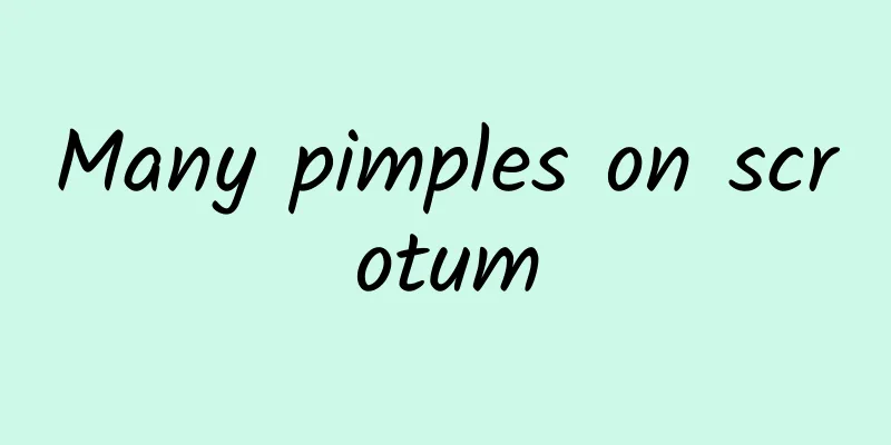 Many pimples on scrotum