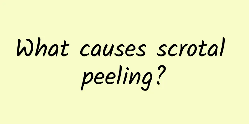 What causes scrotal peeling?