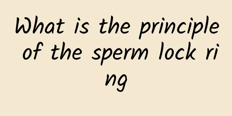 What is the principle of the sperm lock ring