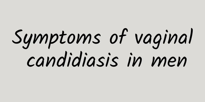 Symptoms of vaginal candidiasis in men