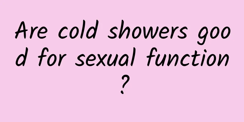 Are cold showers good for sexual function?