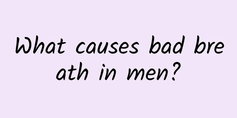 What causes bad breath in men?