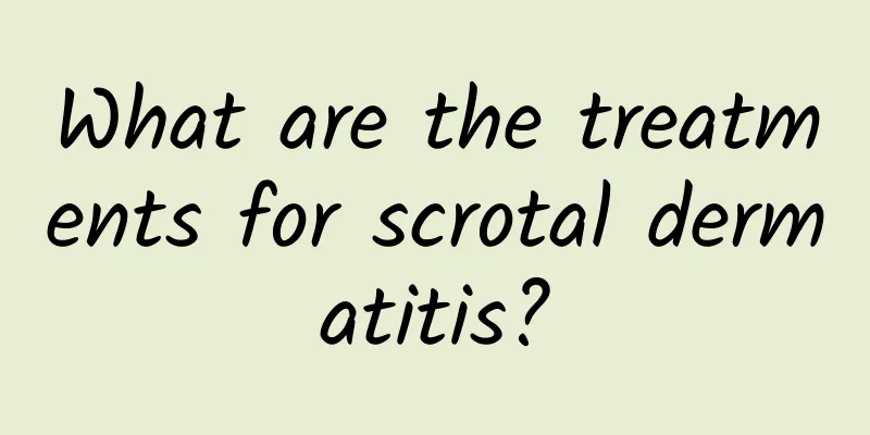 What are the treatments for scrotal dermatitis?