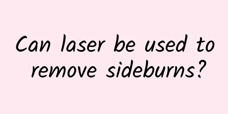 Can laser be used to remove sideburns?