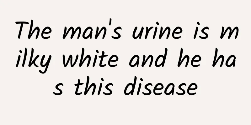 The man's urine is milky white and he has this disease