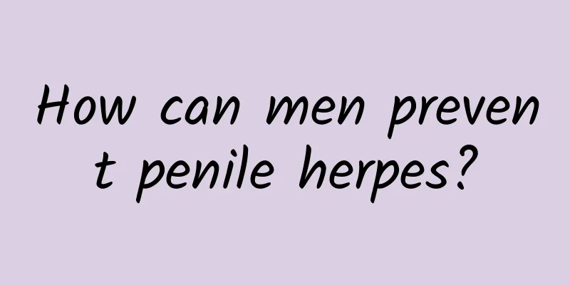 How can men prevent penile herpes?
