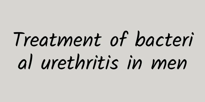 Treatment of bacterial urethritis in men