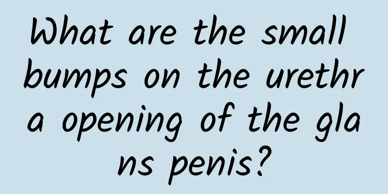 What are the small bumps on the urethra opening of the glans penis?