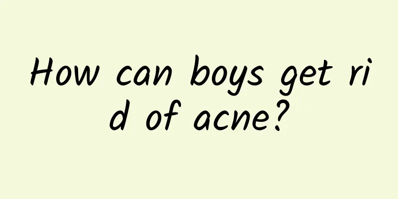 How can boys get rid of acne?