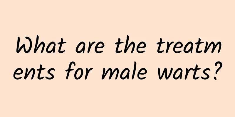What are the treatments for male warts?
