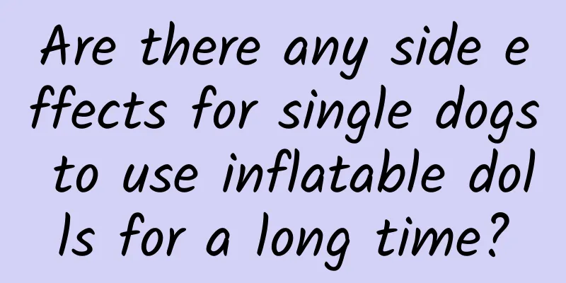 Are there any side effects for single dogs to use inflatable dolls for a long time?