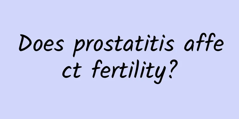 Does prostatitis affect fertility?