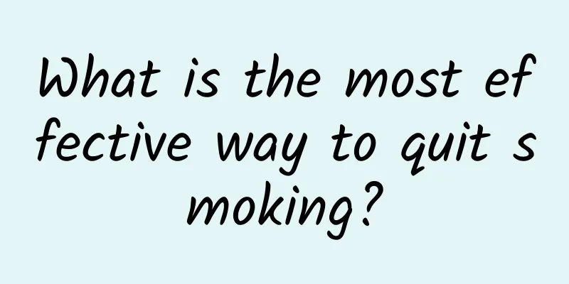 What is the most effective way to quit smoking?