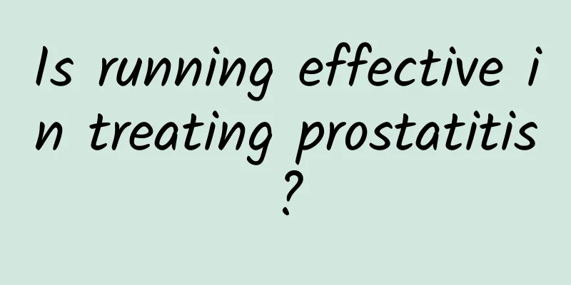 Is running effective in treating prostatitis?