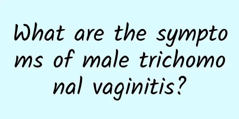 What are the symptoms of male trichomonal vaginitis?
