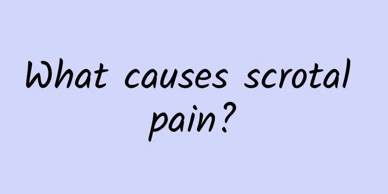 What causes scrotal pain?