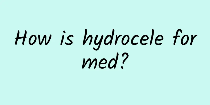 How is hydrocele formed?