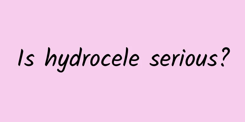 Is hydrocele serious?