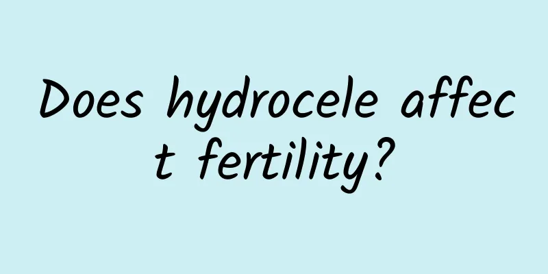 Does hydrocele affect fertility?