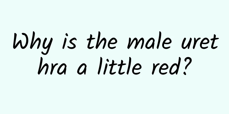Why is the male urethra a little red?