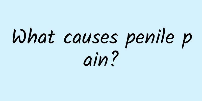 What causes penile pain?