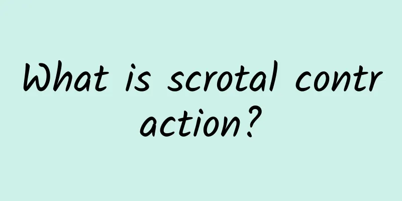 What is scrotal contraction?