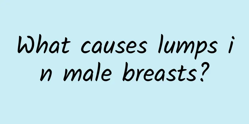 What causes lumps in male breasts?