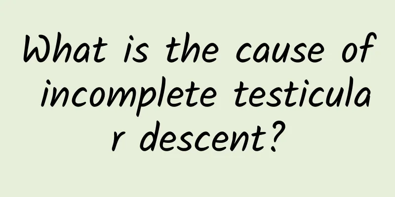 What is the cause of incomplete testicular descent?