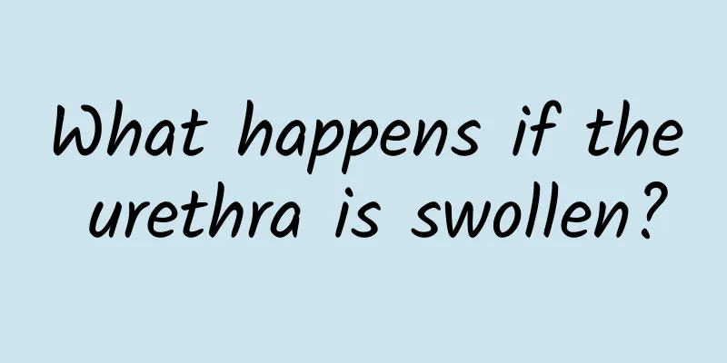 What happens if the urethra is swollen?