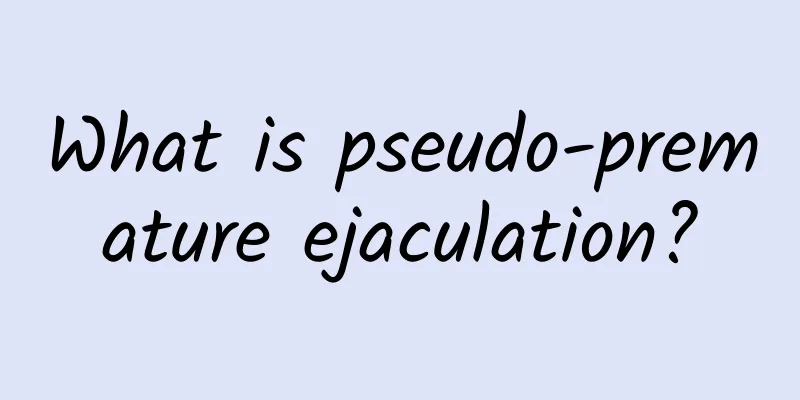 What is pseudo-premature ejaculation?