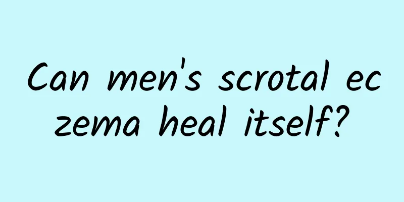 Can men's scrotal eczema heal itself?
