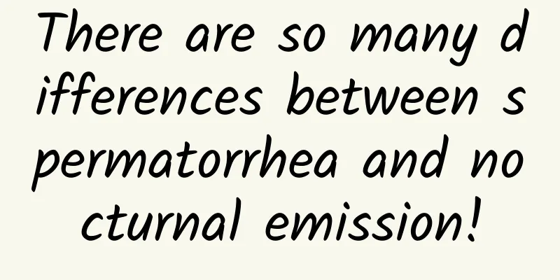 There are so many differences between spermatorrhea and nocturnal emission!