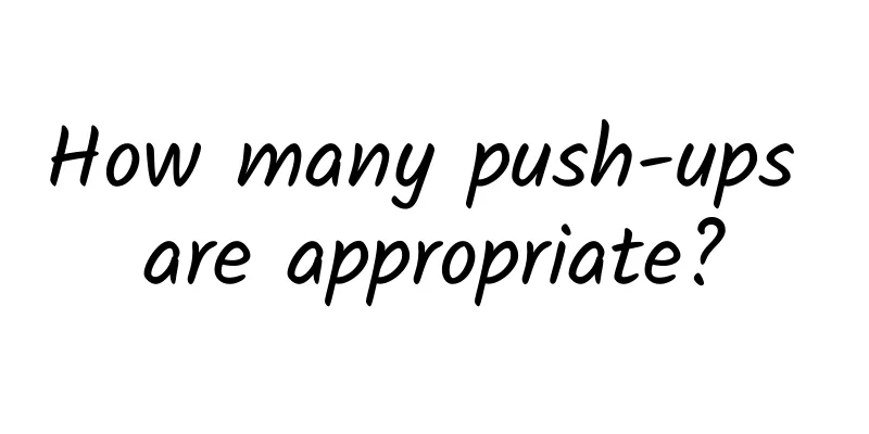 How many push-ups are appropriate?