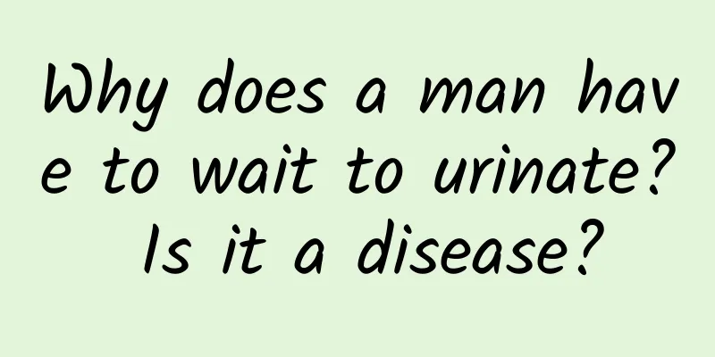 Why does a man have to wait to urinate? Is it a disease?