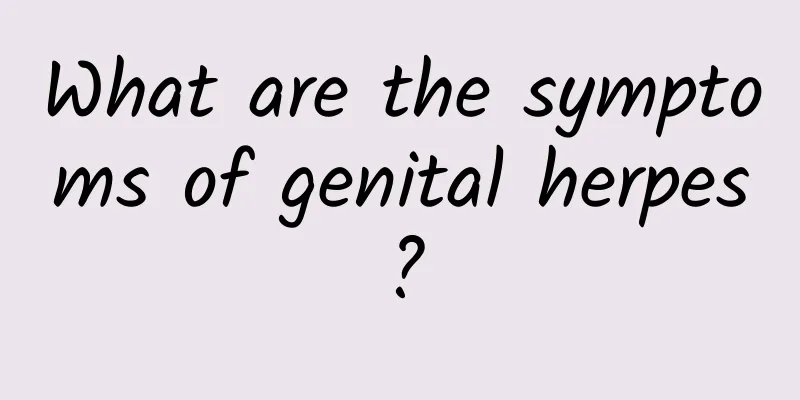 What are the symptoms of genital herpes?