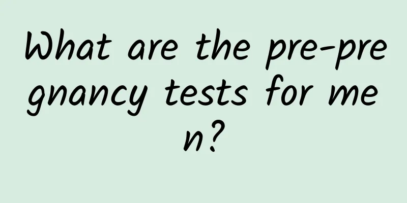 What are the pre-pregnancy tests for men?