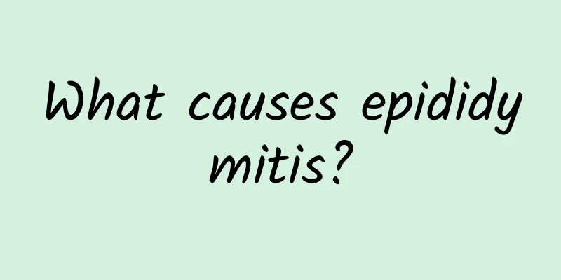 What causes epididymitis?
