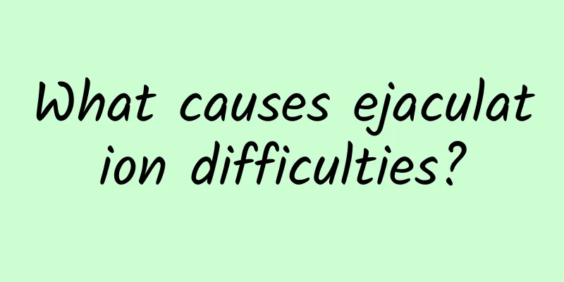 What causes ejaculation difficulties?