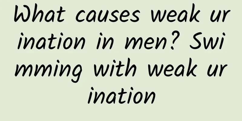 What causes weak urination in men? Swimming with weak urination