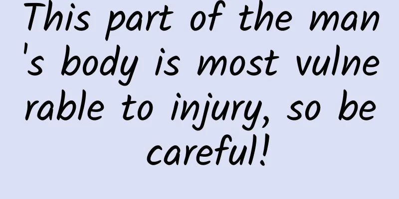 This part of the man's body is most vulnerable to injury, so be careful!