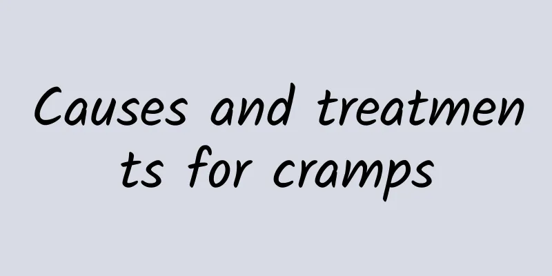 Causes and treatments for cramps