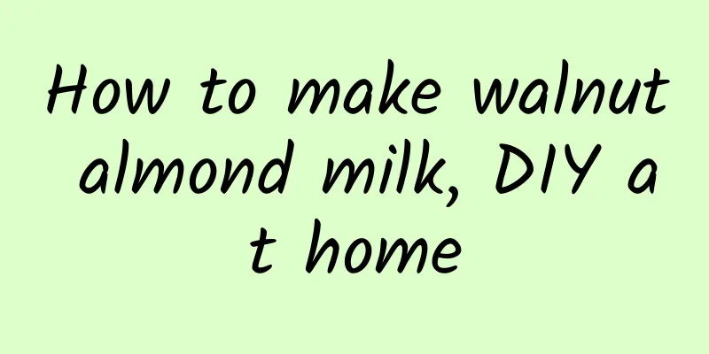 How to make walnut almond milk, DIY at home