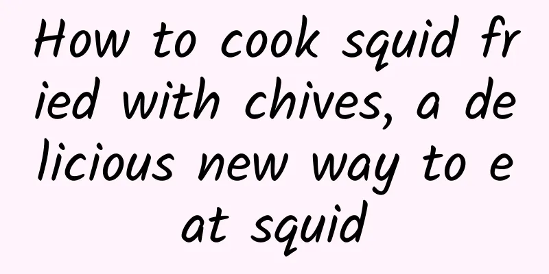How to cook squid fried with chives, a delicious new way to eat squid