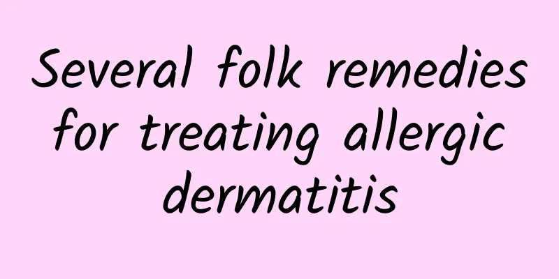 Several folk remedies for treating allergic dermatitis