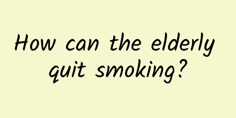 How can the elderly quit smoking?