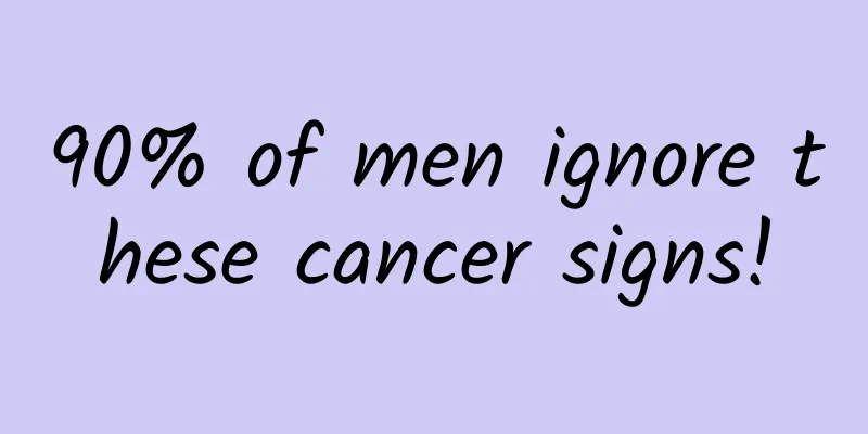 90% of men ignore these cancer signs!