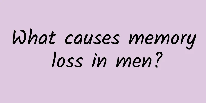 What causes memory loss in men?