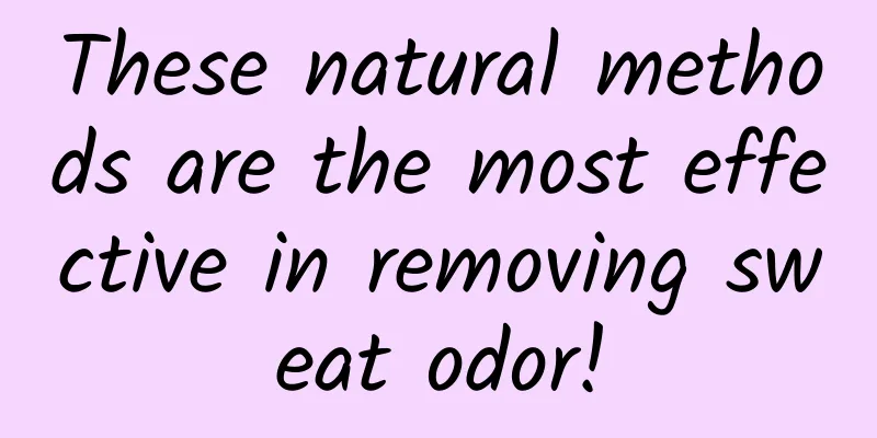 These natural methods are the most effective in removing sweat odor!